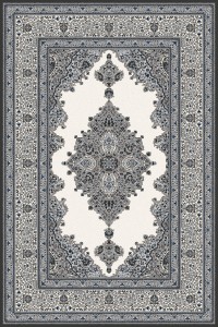 Covor din lana Difida Alb, Wilton