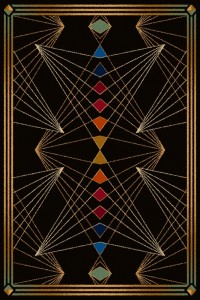 Covor din lana si poliamida Fos Multicolor, Axminster