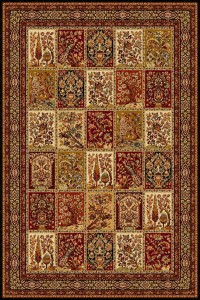 Covor din lana si poliamida Glacio Auriu, Axminster