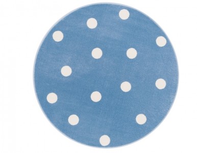 Covor din PP Klytia Blue Round, Wilton