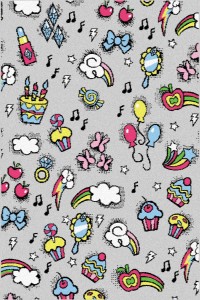 Covor din PP My Little Pony, Candy Gri, Wilton