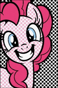 Covor din PP My Little Pony, Cute Negru Wilton