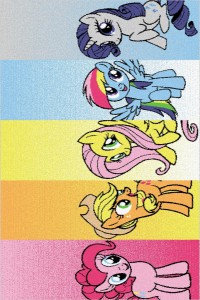 Covor din PP My Little Pony, Glitter Gri, Wilton