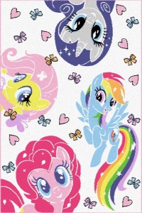 Covor din PP My Little Pony, Pony Alb, Wilton