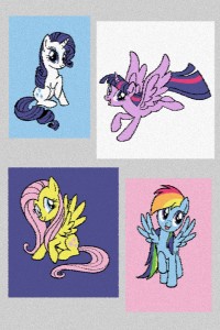 Covor din PP My Little Pony, Tails Gri Wilton