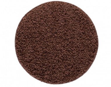 Covor shaggy din PP Lumini Brown Round, Wilton