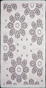 Covor tesut din bumbac Papatya Bej, 80 x 150 cm