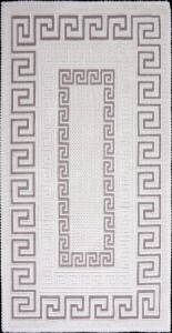 Covor tesut din bumbac Versace Bej, 100 x 150 cm