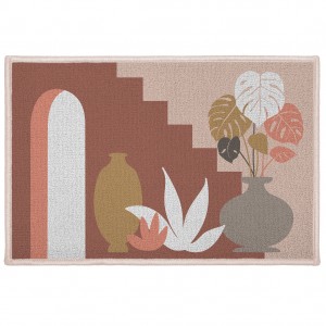 Covoras de intrare, din poliamida, 40 x 60 cm, Terralina Multicolor