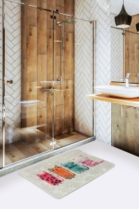 Covoras pentru baie Baby Cats Multicolor, 40 x 60 cm