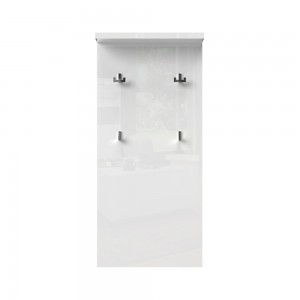 Cuier din pal, Piano CLK46 Small Alb, l46xA17xH100 cm