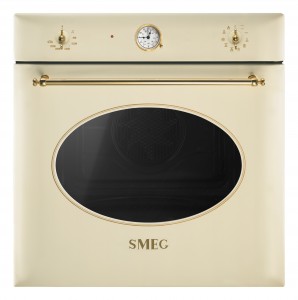 Cuptor electric incorporabil SF855, Auriu, 60 cm, Coloniale, SMEG