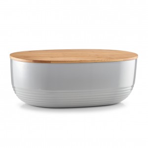 Cutie pentru paine, Bamboo Grey, l37,5xA23xH14 cm
