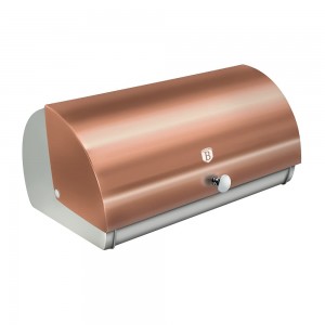 Cutie pentru paine, din otel inoxidabil, l38,5xA28xH18,5 cm, Metallic Line Rose Gold