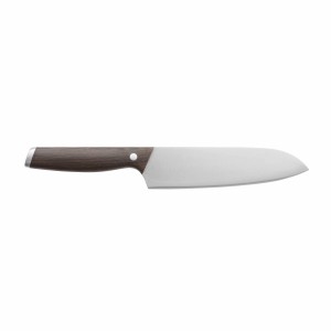 Cutit Santoku, Silver / Wood, 17,5 cm, Essentials