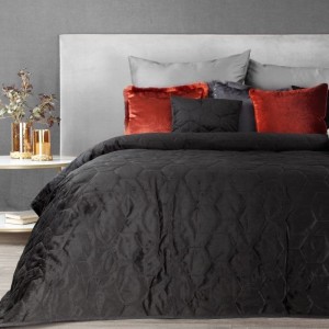 Cuvertura Abbi Velvet Negru, 220 x 240 cm