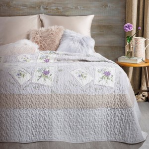 Cuvertura Ada Beige / Purple