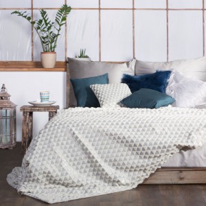 Cuvertura Greta Cream / Silver, 150 x 200 cm