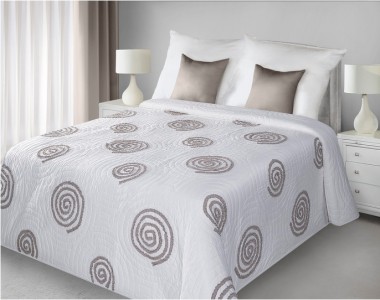 Cuvertura Opi Alb / Bej, 220 x 240 cm