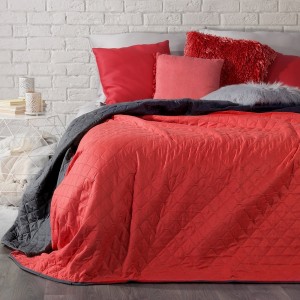 Cuvertura reversibila Alex Red / Black