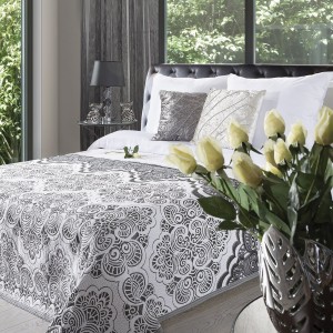 Cuvertura reversibila Amber White / Grey, 220 x 240 cm