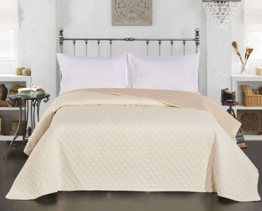Cuvertura reversibila Axel Cream / Beige
