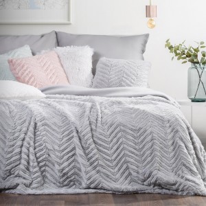 Cuvertura reversibila Giana Grey