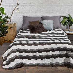 Cuvertura reversibila Jack Cream / Brown