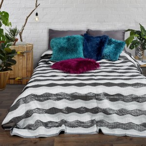 Cuvertura reversibila Jack White / Grey