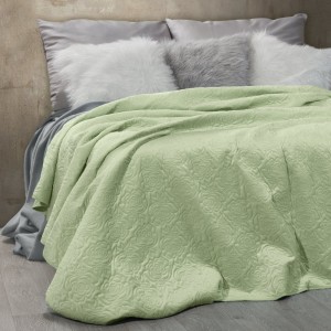 Cuvertura reversibila Melanie Green, 220 x 240 cm