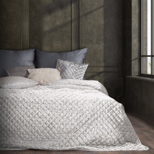 Cuvertura reversibila Misty Light Grey, 220 x 240 cm