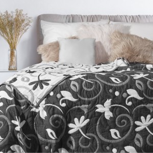 Cuvertura reversibila Will White / Black