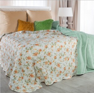 Cuvertura Rossi Cream / Orange, 220 x 240 cm