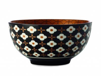 Set 4 boluri supa Marigold, White Flower, 15,5 cm