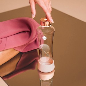 Sticla pentru apa Equa Metallic Rose Gold-550 ml