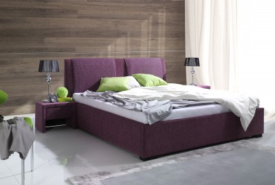 Pat tapitat Dafne C cu lada de depozitare