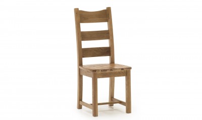 Scaun din lemn de stejar Danube Oak, l52xA46xH110 cm