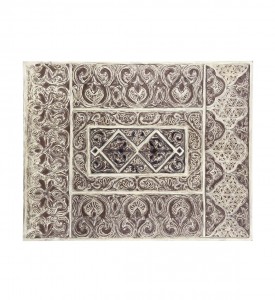 Decoratiune de perete din MDF Rabat Tricolor, l90xA4xH70 cm