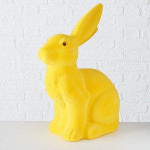 Decoratiune din plastic Felipe Galben, L40xl24xH50 cm