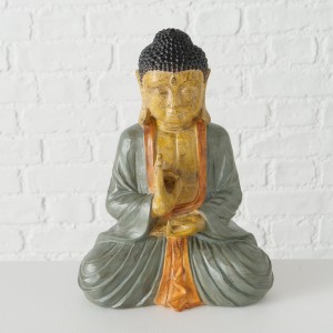 Decoratiune din polirasina Buddha Multicolor, l22xA12xH30 cm