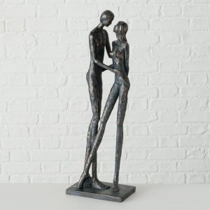 Decoratiune din polirasina Maluny Maro inchis / Negru, l19xA12xH58 cm