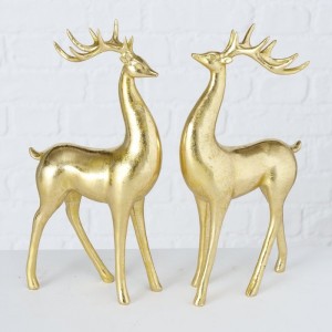 Decoratiune din rasina sintetica Lordelo Auriu, Modele Asortate, L13xl6xH28 cm