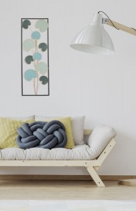 Decoratiune metalica de perete Alle A Multicolor, l30xA1,5xH88,5 cm