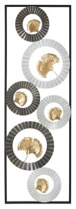 Decoratiune metalica de perete, Art B Multicolor, l31xA2xH90 cm