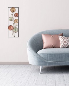 Decoratiune metalica de perete Clot A Multicolor, l30xA3,5xH88,5 cm