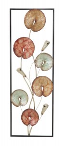 Decoratiune metalica de perete Clot B Multicolor, l30xA3,5xH88,5 cm