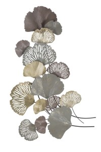 Decoratiune metalica de perete, Diply Multicolor, l76xA7,6xH126 cm