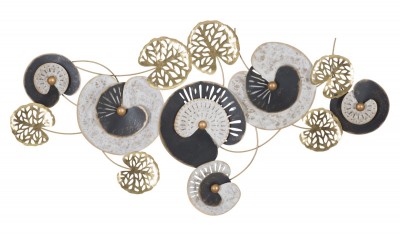 Decoratiune metalica de perete, Gloth A Multicolor, l124,5xA6xH65 cm
