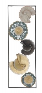 Decoratiune metalica de perete Lec A Multicolor, l30xA5xH88,5 cm