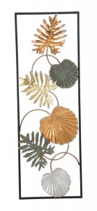 Decoratiune metalica de perete Loppy A Multicolor, l30,5xA3xH88,5 cm